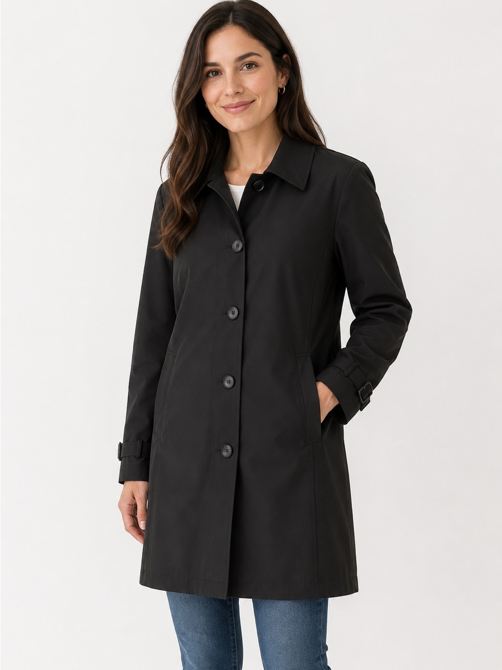 Gallery‎ Black Water Resistant Jacket